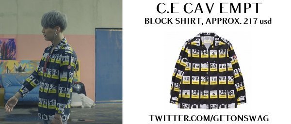 防弾少年団 Suga [シャツ] CAVEMPT BLOCK SHIRT: おそろ主義。~序奏~